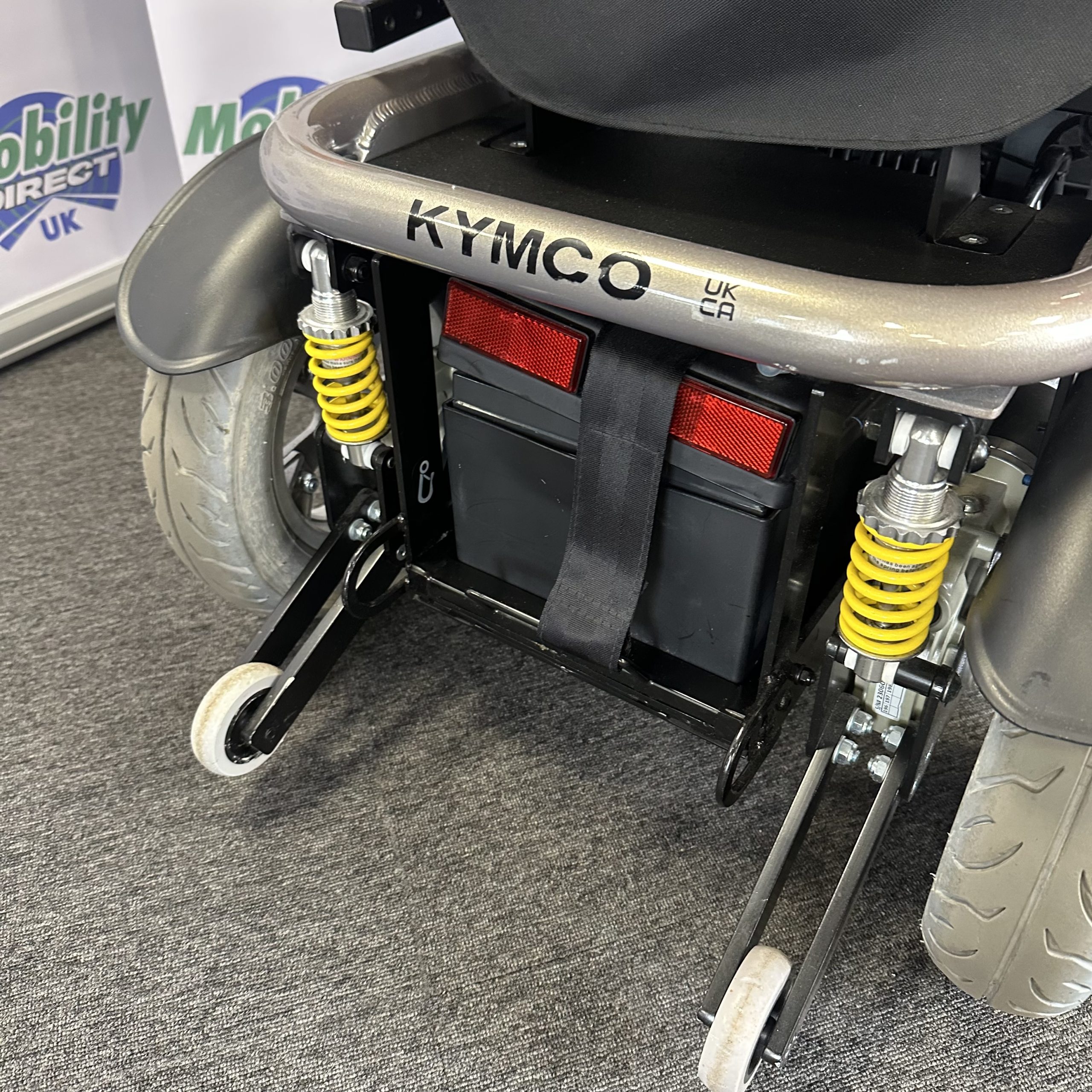K-Activ Bronze close up rear suspension